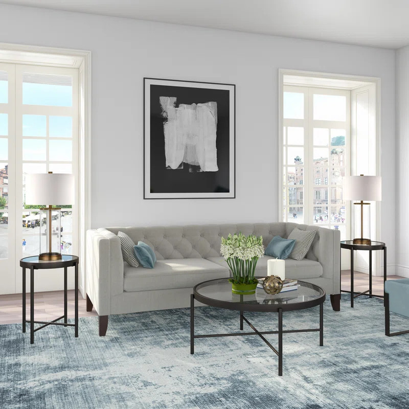 Thorin Cross Legs Coffee Table | Wayfair North America