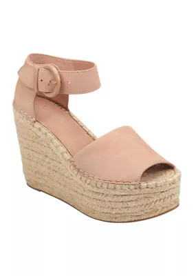 Marc Fisher Ltd Women's Alida Espadrille Wedge Sandals, Pink, 10M | Belk