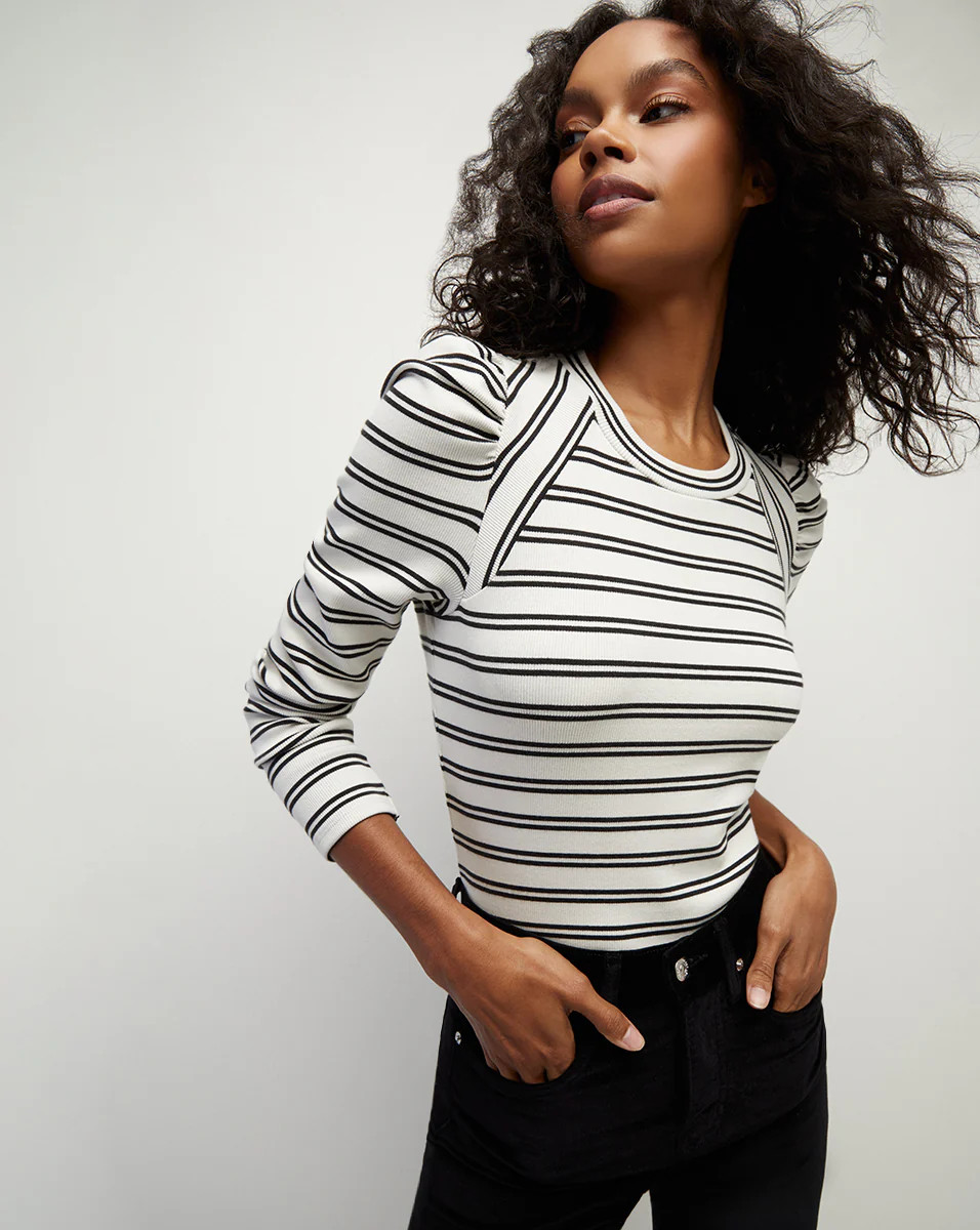 Delano Puff-Sleeve Top | Veronica Beard