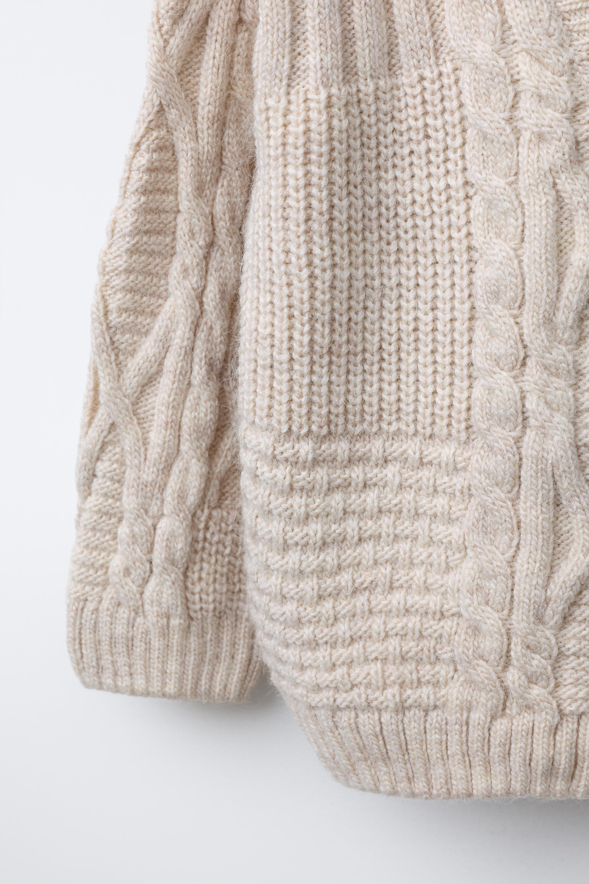PATCHWORK KNIT CARDIGAN | Zara UK