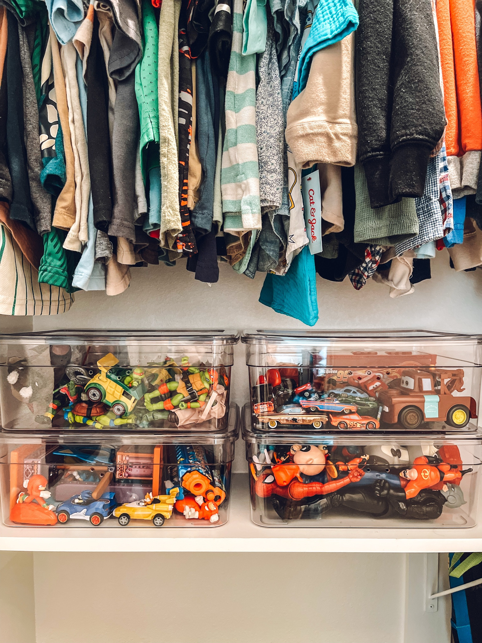 The perfect toy storage doesn’t exi… oh wait! Yes it DOES -it’s just in the shoe department! These clear extra wide shoe boxes are the absolute perfect size for toy storage + they even come with a lid! The best part is the price point though! 🤯

Walmart, Walmart home, storage, toy storage, playroom storage, toy organization, kids room

#LTKFindsUnder50 #LTKKids #LTKHome