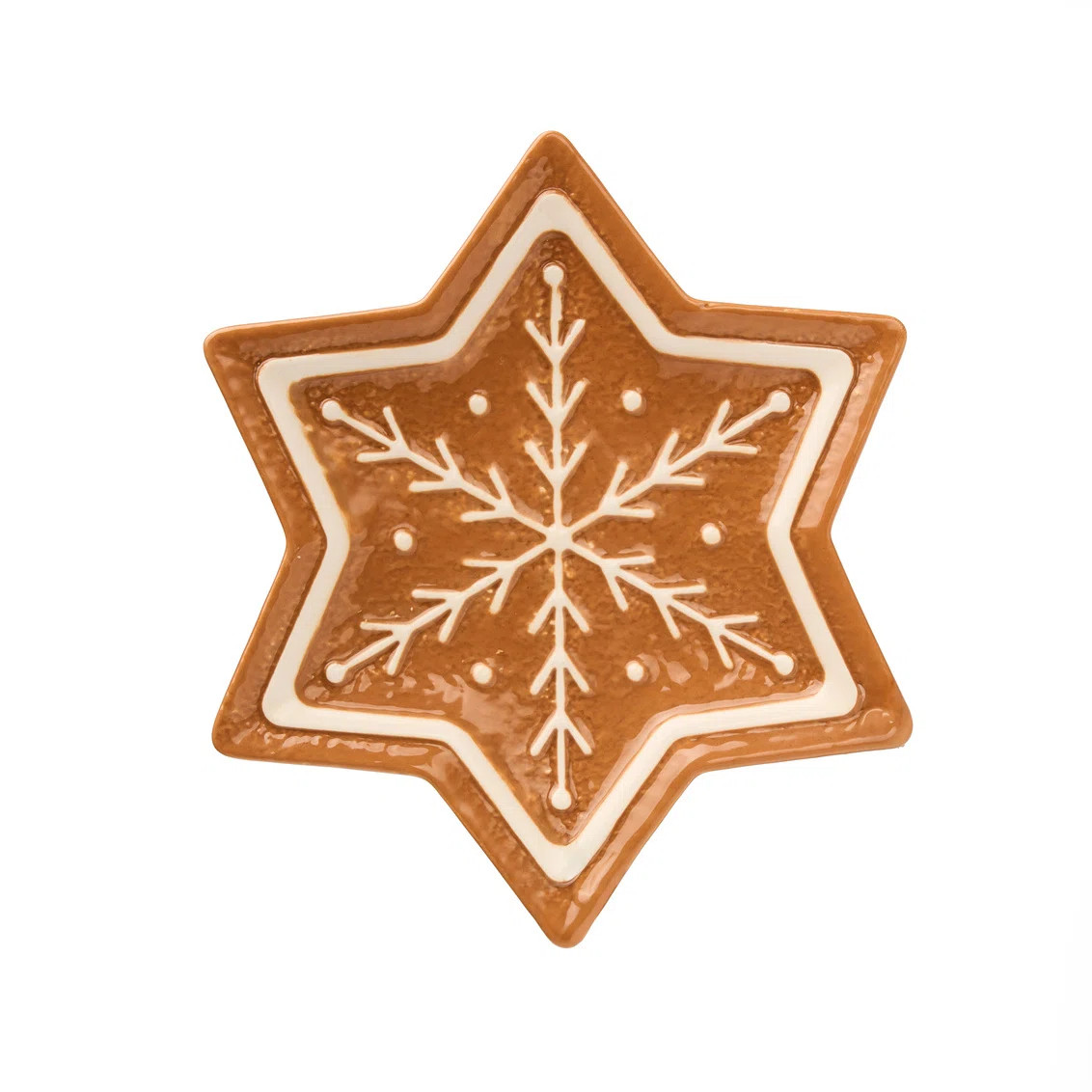 Star Gingerbread Appetizer Plate | Wayfair North America