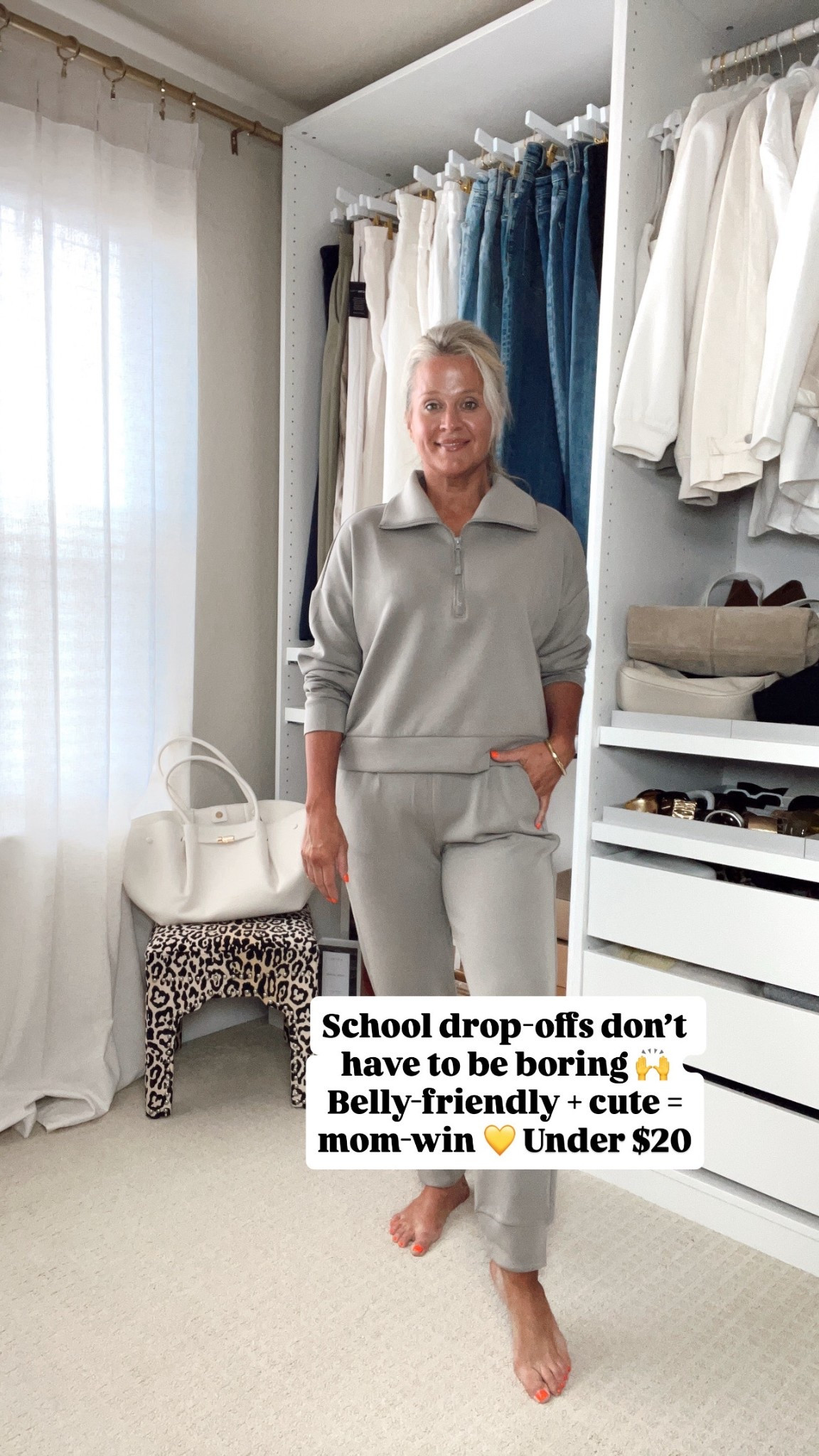  ✨Tap the bell and ❤️ for over 40 fashion, midlife style, midsize fashion and luxury looks for less. 

✨ Since my early 40s, I felt lost… like my style got lost somewhere between the school runs, football practice, and chauffeuring 💙

⬇️Sizing information:
Wearing large could do medium. Size down if in between sizes.

But these belly-friendly scuba joggers + cozy quarter-neck tops? They reminded me that comfort and confidence can live in the same outfit — even as a busy mom of teens. 💛💚

Hot mornings, long days, midlife curves — we can look cute, feel confident, and actually enjoy getting dressed.

Which color would you grab first: taupe, grey, or green? 👀

👑"Helping you look good, feel good!" - Lindsey Denver

Early fall fashion, fall outfit inspo, fall outfits 2025, fall OOTD, midlife fall style, belly friendly outfits, fall style for women over 40, midsize fall fashion, fall wardrobe refresh, September style, fall transition outfits, Amazon fall finds, affordable fall fashion, fall capsule wardrobe, fall style tips, under 100 style, fall style inspo, fall trends 2025, effortless fall style, cozy chic fall, OOTD fall edition, Amazon fashion finds, outfit ideas for fall, style for midlife, chic and comfy, fall fashion on a budget, everyday fall outfits, layered fall looks, fall closet goals, wardrobe upgrade


Follow my LTK @Over40andmidlife on the @shop.LTK app to view this post and get my exclusive app-only content!

#liketkit #LTKOver40 #LTKFindsUnder50 #LTKMidsize
@shop.ltk
https://liketk.it/5lxU0