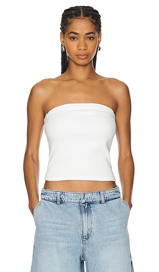 Heather Icon Long Bandeau in White Sand | Revolve Clothing (Global)