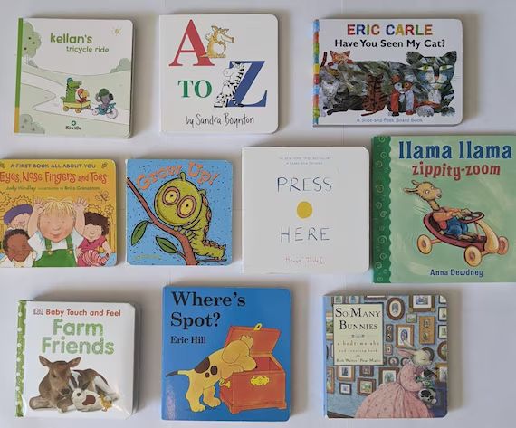 Board Book Bundle  Infant and Toddler Library Lot of 10  | Etsy | Etsy (US)