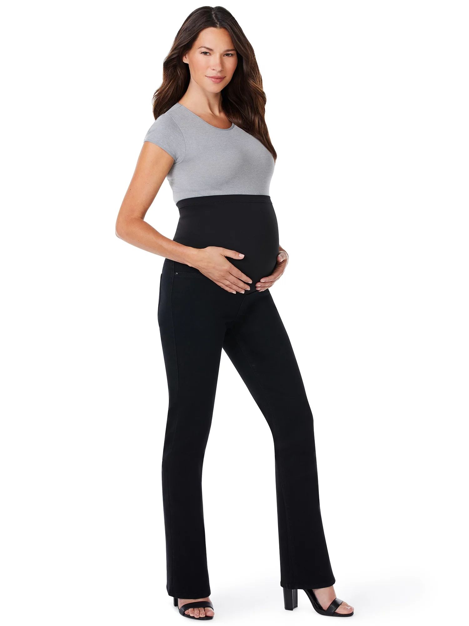 Sofia Jeans by Sofia Vergara Marisol Bootcut Full Band Maternity Jeans | Walmart (US)