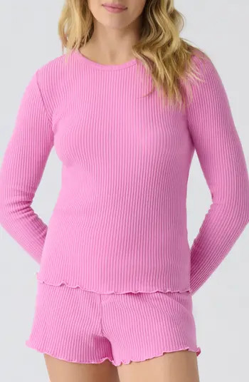 Reloved Peachy Rib Pajama Top | Nordstrom