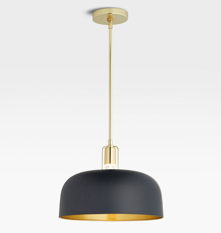 Dekum 16" Pendant, Metal Shade | Rejuvenation