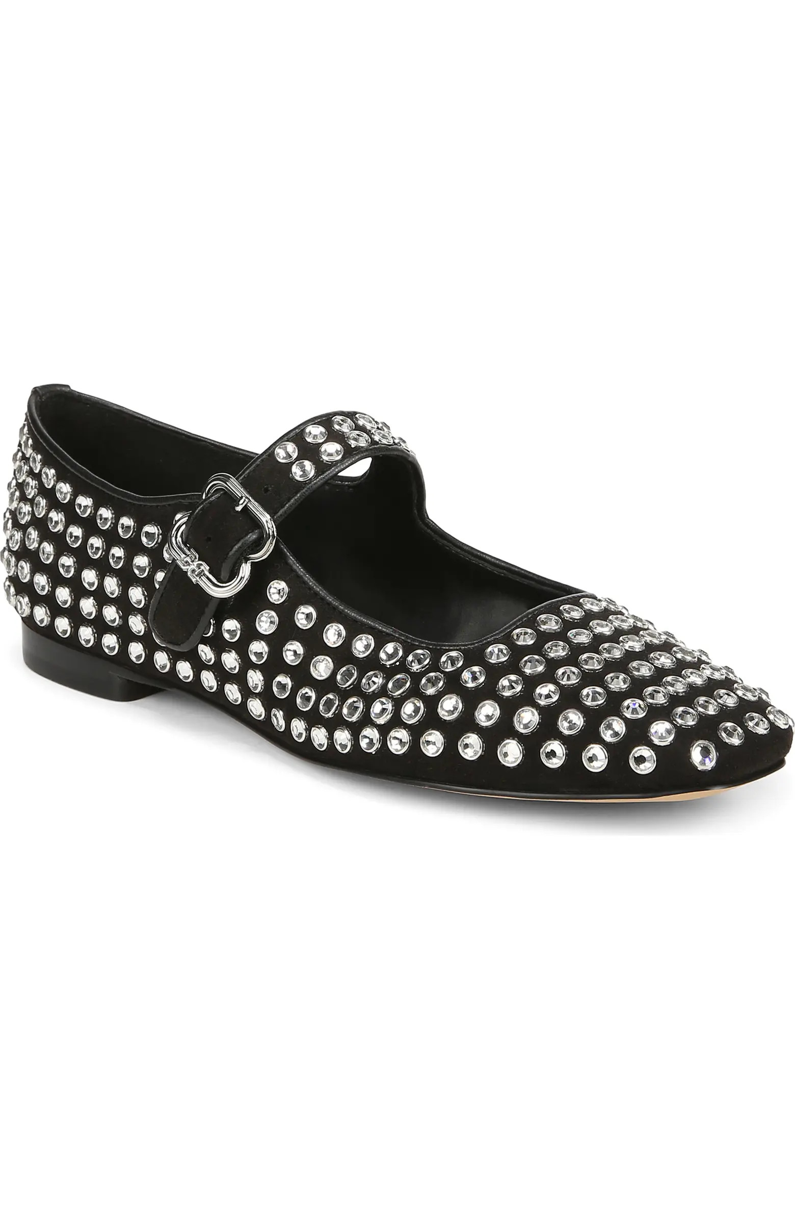 Sam Edelman Michaela Rhinestone Mary Jane Flat (Women) | Nordstrom | Nordstrom