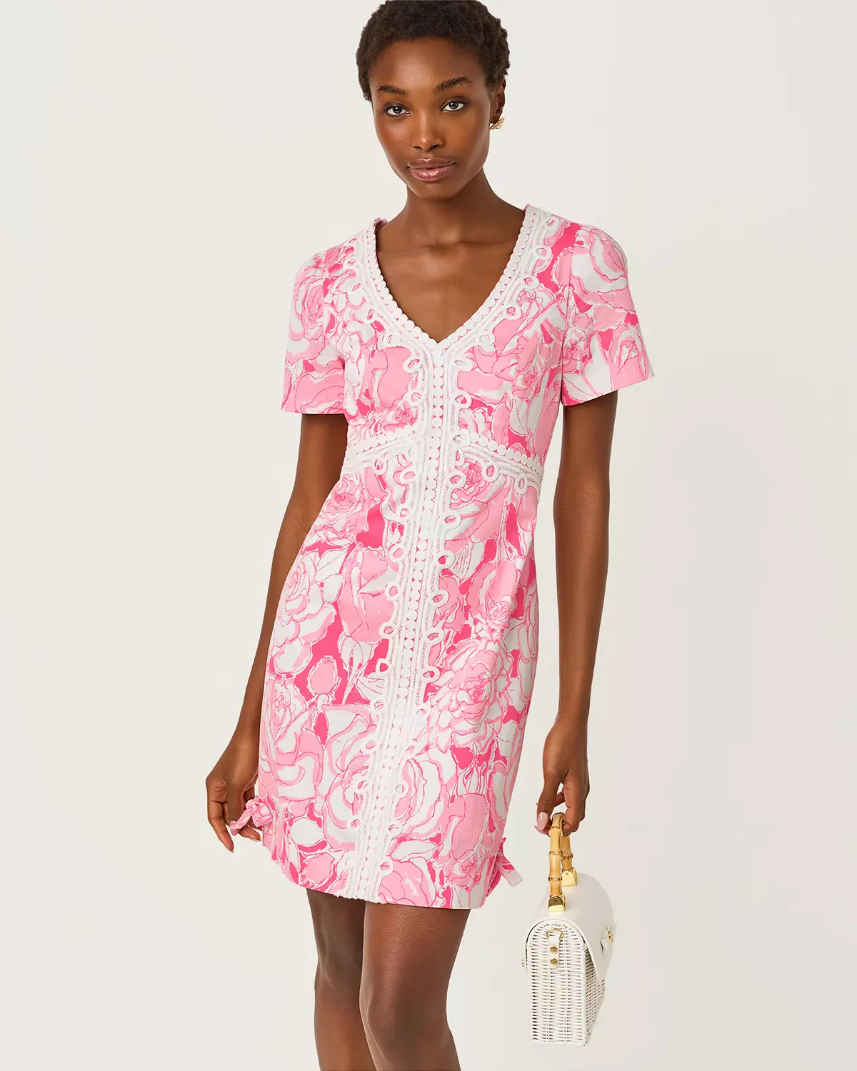 Evita Short Sleeve Stretch Shift Dress | Lilly Pulitzer