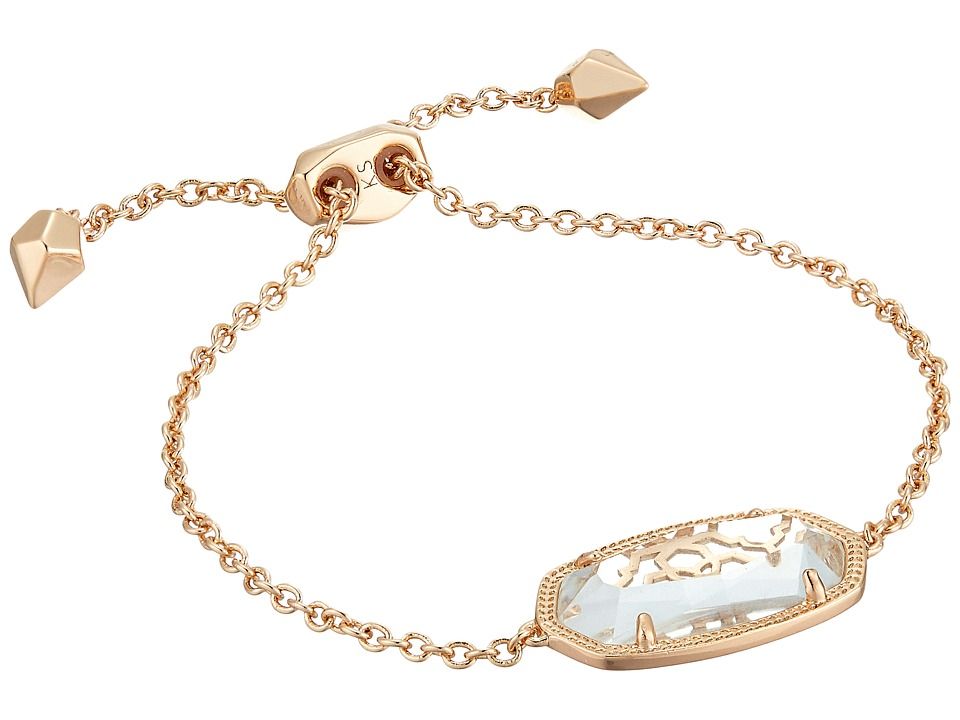 Kendra Scott - Daisy Bracelet (Rose Gold/Clear Glass) Bracelet | Zappos