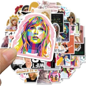 50Pcs Female Pop Singer Stickers DIY Skateboard Laptop Guitar Refrigerator Scrapbook Car Toys Dec... | Amazon (US)