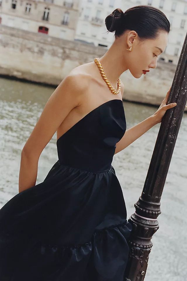 Mare Mare Tiered Strapless Dress | Anthropologie (US)