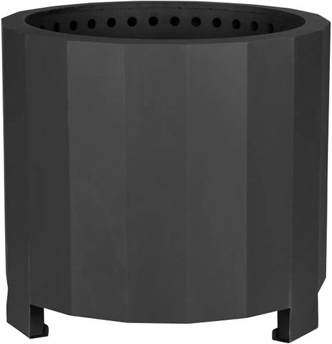 Flash Furniture Titus Commercial Grade Wood Burning Smokeless Outdoor Firepit - Black Finish - 19... | Amazon (US)