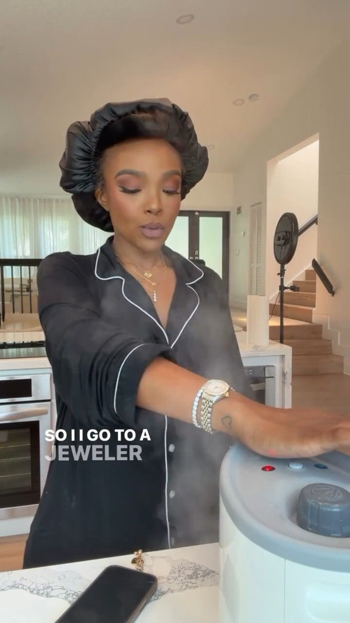 Hi babes ✨ Scroll to shop this jewelry cleaner ✨

If your jewelry has been looking dull lately, this is such an easy way to bring it back to life. It helps clean buildup and restore shine so your everyday pieces look polished and expensive again without having to replace them.

Perfect for rings, bracelets, necklaces, earrings, and everyday jewelry care.

Everything is linked below 🤍

#LTKHome #LTKFindsUnder50 #LTKAmazon