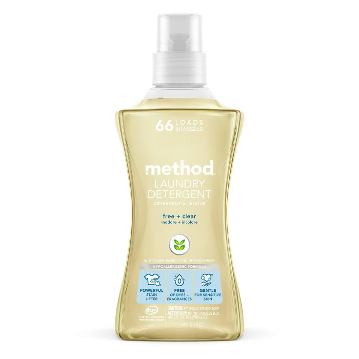 method Free + Clear Laundry Detergent -  53.5 fl oz | Target