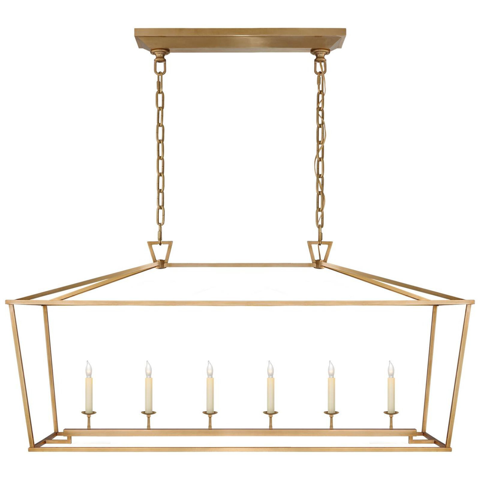 Chapman & Myers Darlana 54 Inch 6 Light Linear Suspension Light by Visual Comfort Signature Colle... | 1800 Lighting