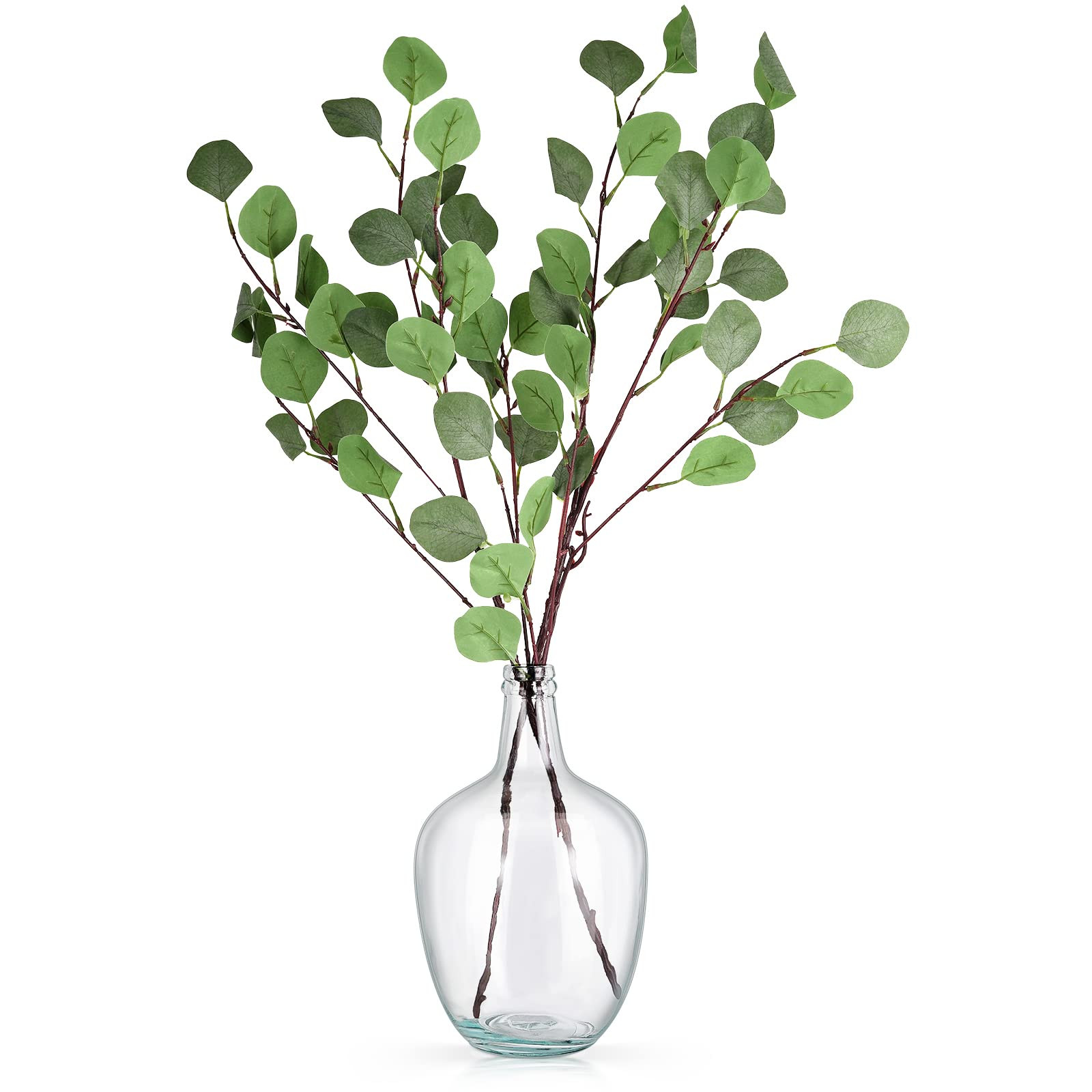 Clear Glass Vase Tall Farmhouse Vase for Branches Glass Vases for Centerpieces in Home Decoration... | Amazon (US)