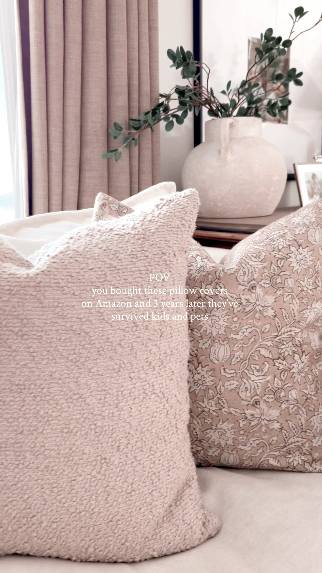 These Amazon pillow covers have survived 3 years, kids, pets, and real life — and I’d still buy them again.

If you love neutral home decor but need pieces that actually work in a lived-in home, this is one of those rare Amazon finds that’s practical, cozy, and timeless.


#LTKSeasonal #LTKmomlife #LTKHome