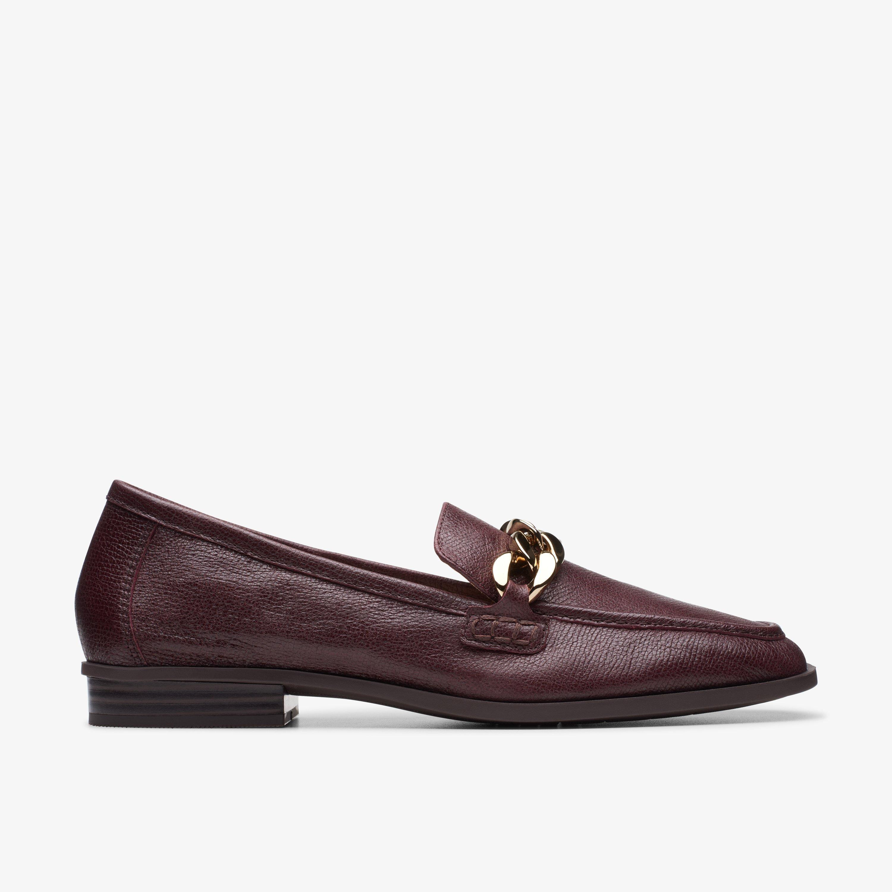 Women Sarafyna Iris Burgundy Leather Shoes | Clarks US | Clarks (US)
