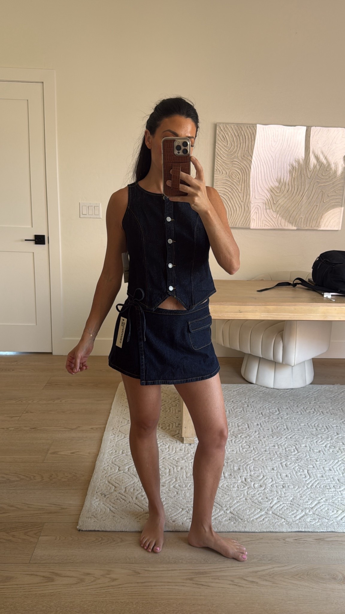 New arrivals from Walmart! 
Size small denim vest 
Size small wrap skort 

Western outfit 
Festival 
Coachella 


#LTKootd #LTKFestival #LTKTravel