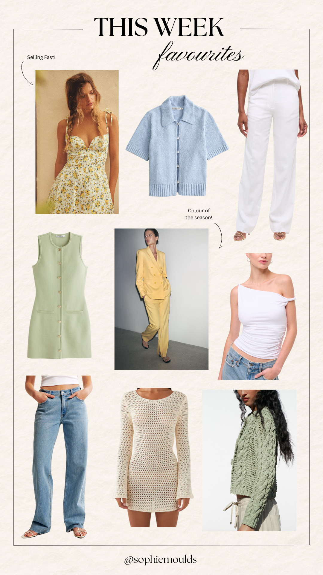 Most Loved By You Items: Poplin Dress, Wide-Leg Pant, Knit Cardigan, Twist Top, Blazer, Jeans, Zara, Abercrombie & Fitch, Peppermayo 

 

#LTKuk #LTKspring #LTKstyletip