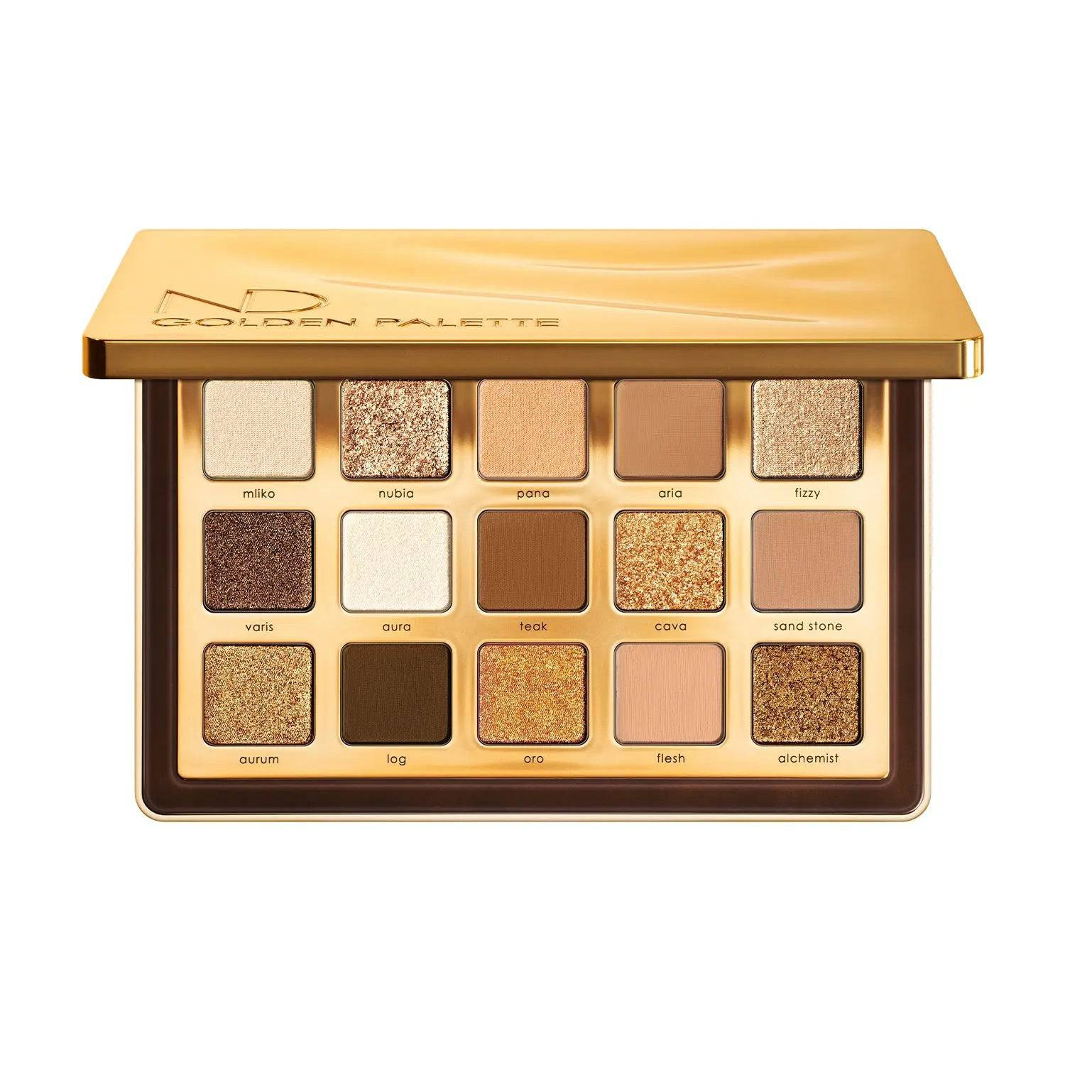 Golden Palette – 15‑Shade Metallic & Matte Gold | Natasha Denona | Natasha Denona Makeup (US)