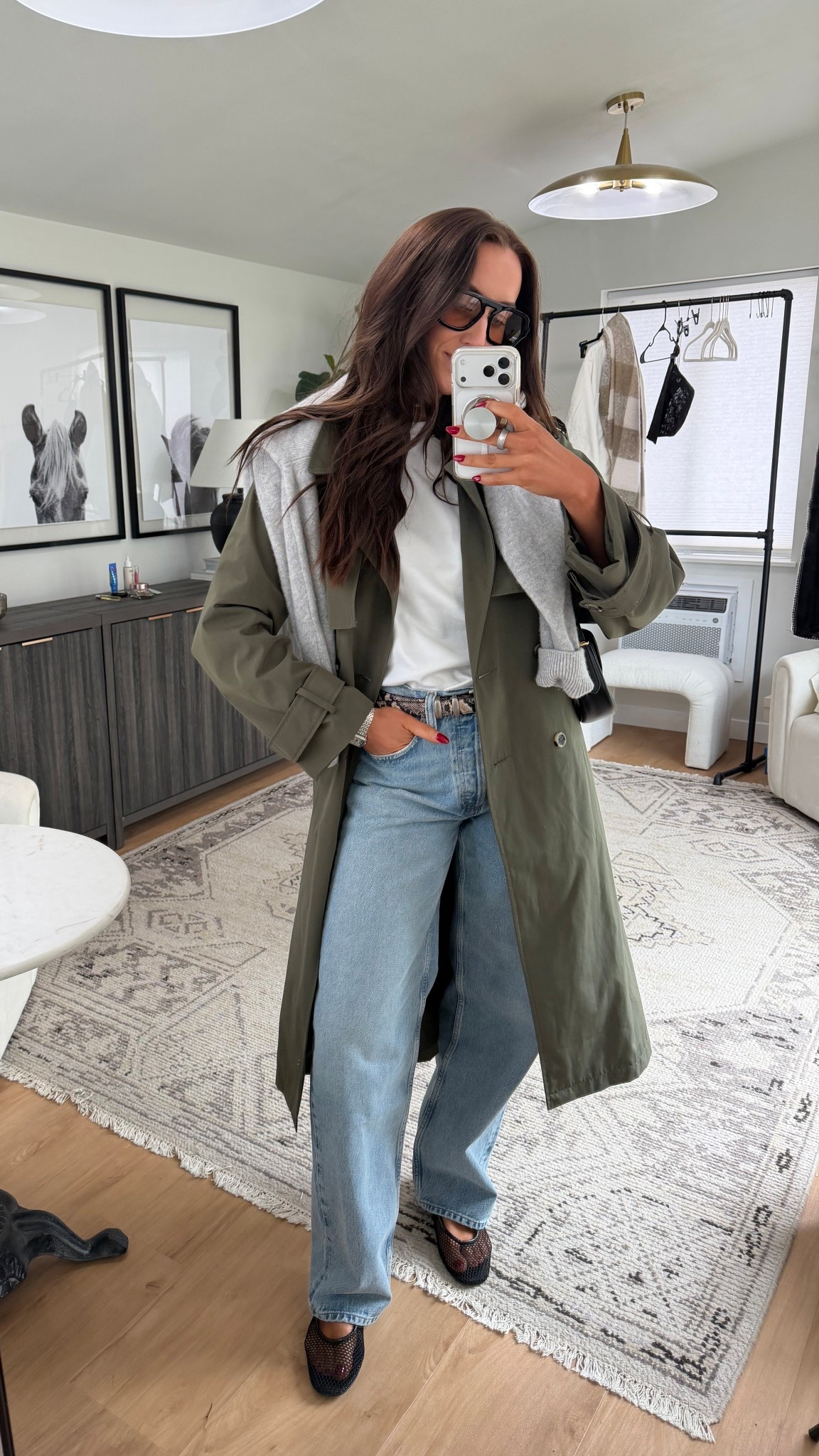 Spring outfit of the day ⛅️ 

Coat: M
Shirt: M
Denim: 27
Belt: M



#LTKootd #LTKSeasonal #LTKgrwm