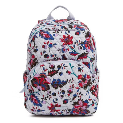 Vera Bradley Women's Outlet Cotton Essential Backpack Vineyard Floral | Target