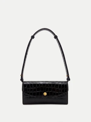 Croc-Embossed Crossbody Wallet | Veronica Beard