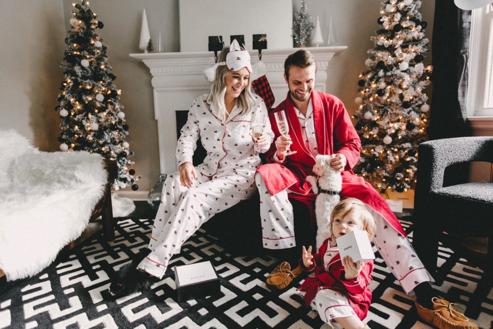 Matching holiday pajamas for the whole family: super chic and great for family photos! 

Petite plume, Holiday pjs, fashionable holiday dressses

#LTKfamily #LTKSeasonal #LTKstyletip