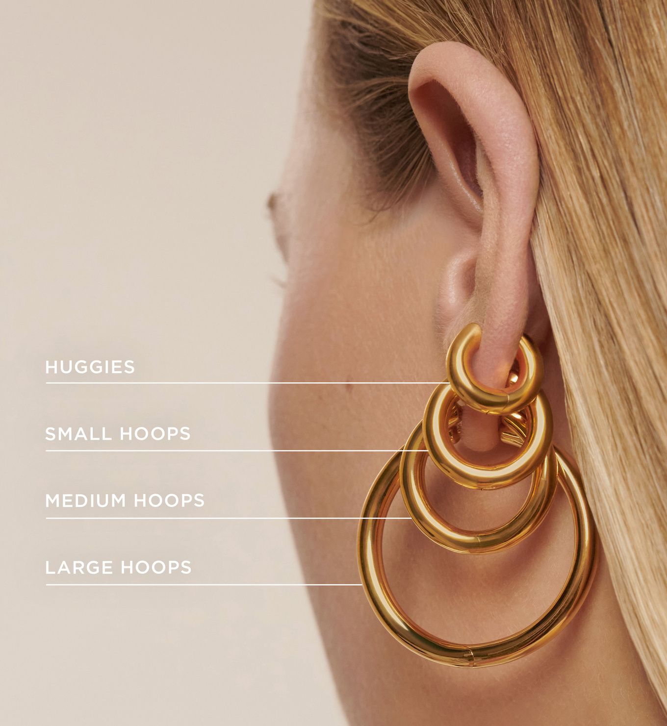 Essential Click Huggie Earrings | Monica Vinader (Global)