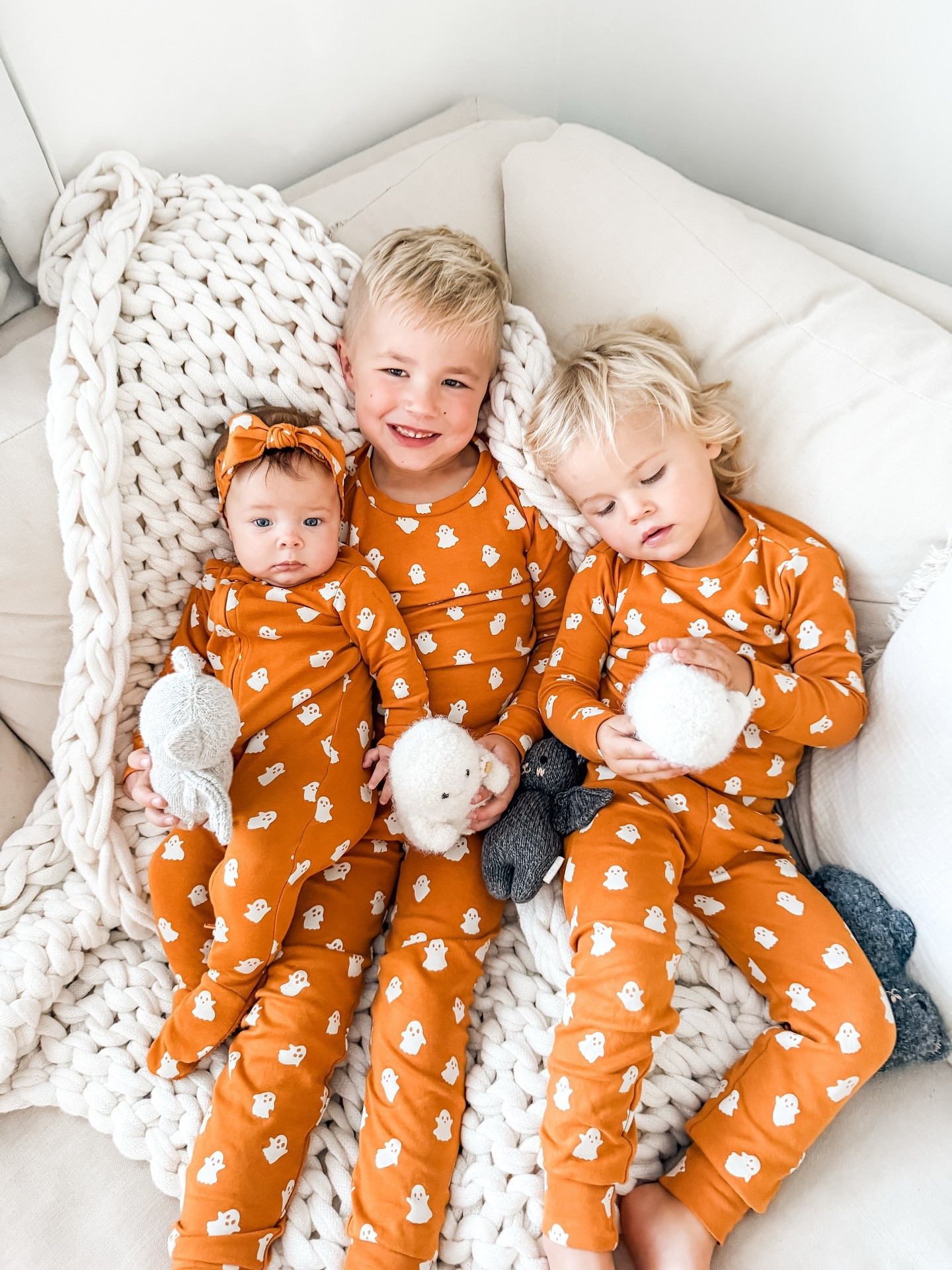 Happy October friends 🫶🏻 we wore pjs to the cider mill today and it was 10/10. Bring on spooky season 👻

Pjs are the coziest @lovedbaby 🤍 

#halloweenpjs #matchingpjs #toddlerpjs

#LTKSeasonal #LTKHalloween #LTKKids