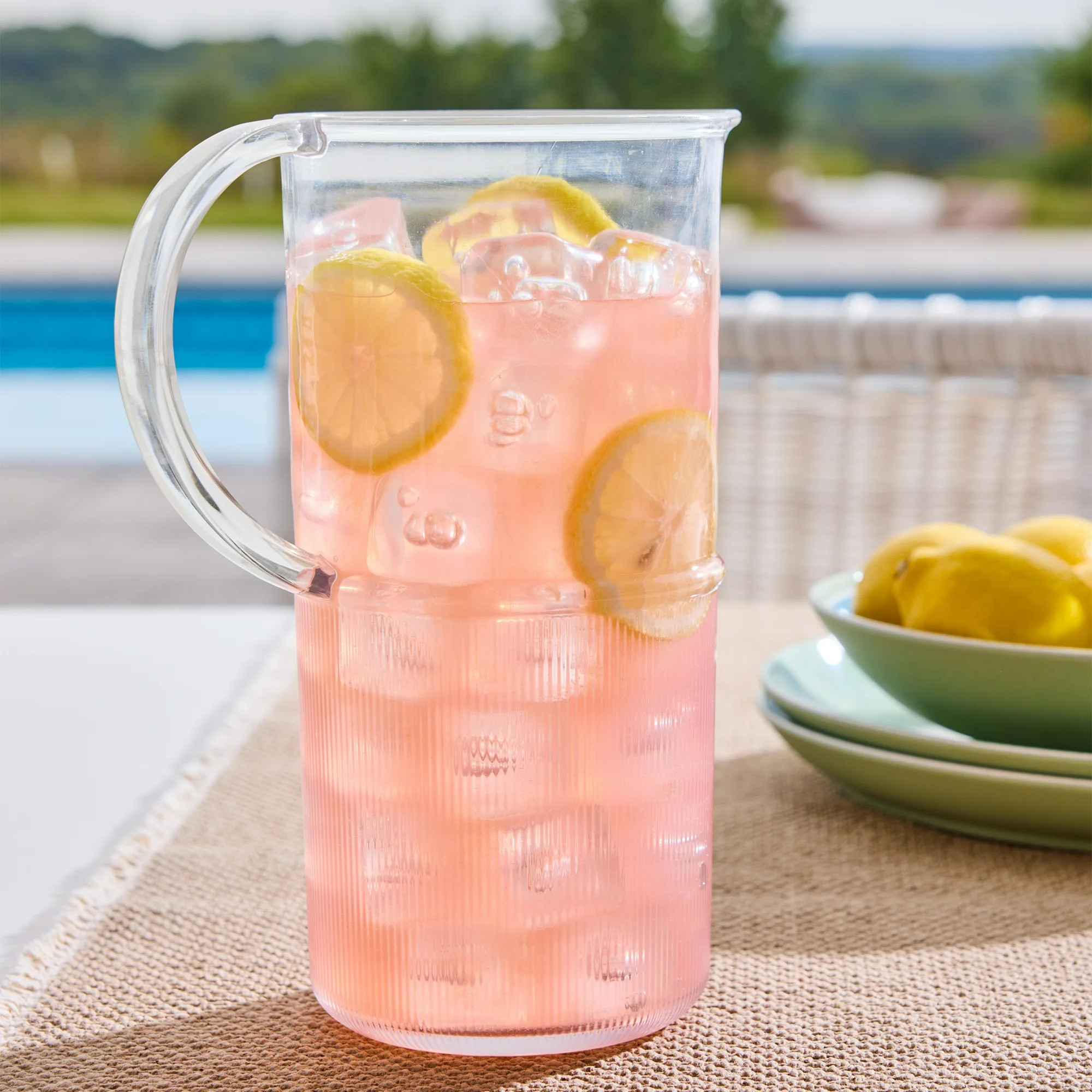 Better Homes & Gardens Acrylic Clear Texture Pitcher, Clear, 1-Count | Walmart (CA)