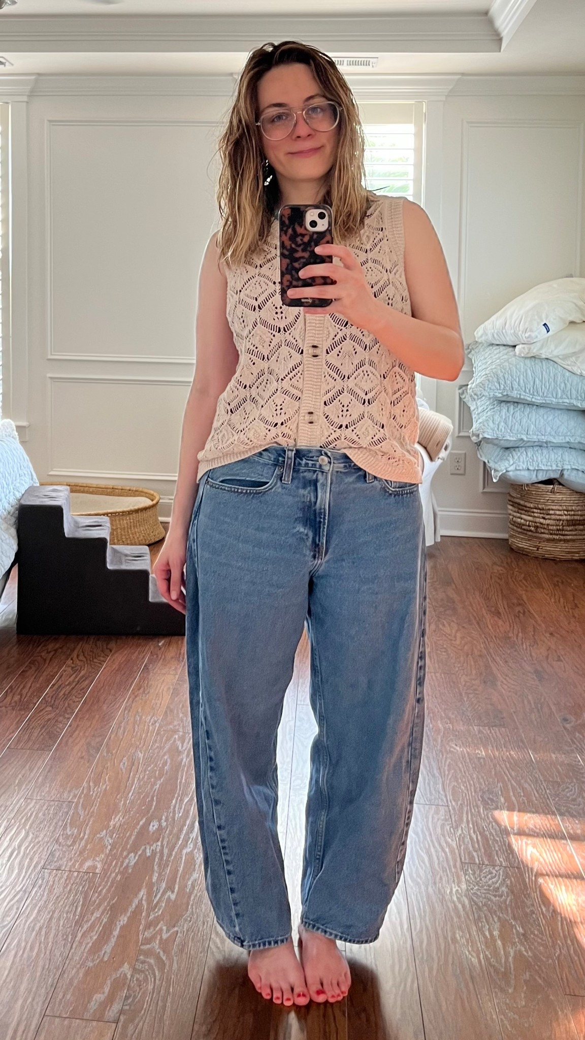 Today’s outfit! Jeans are on sale! Size up in vest.

#LTKootd #LTKMidsize #LTKdayinmylife