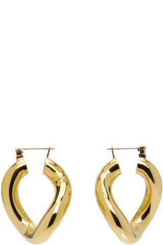 Gold Anima Earrings | SSENSE