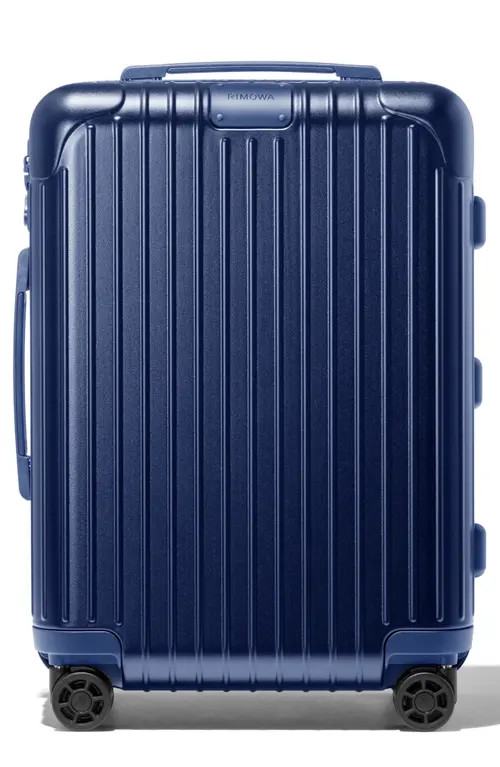 RIMOWA Essential Cabin 22-Inch Wheeled Carry-On in Matte Blue at Nordstrom | Nordstrom