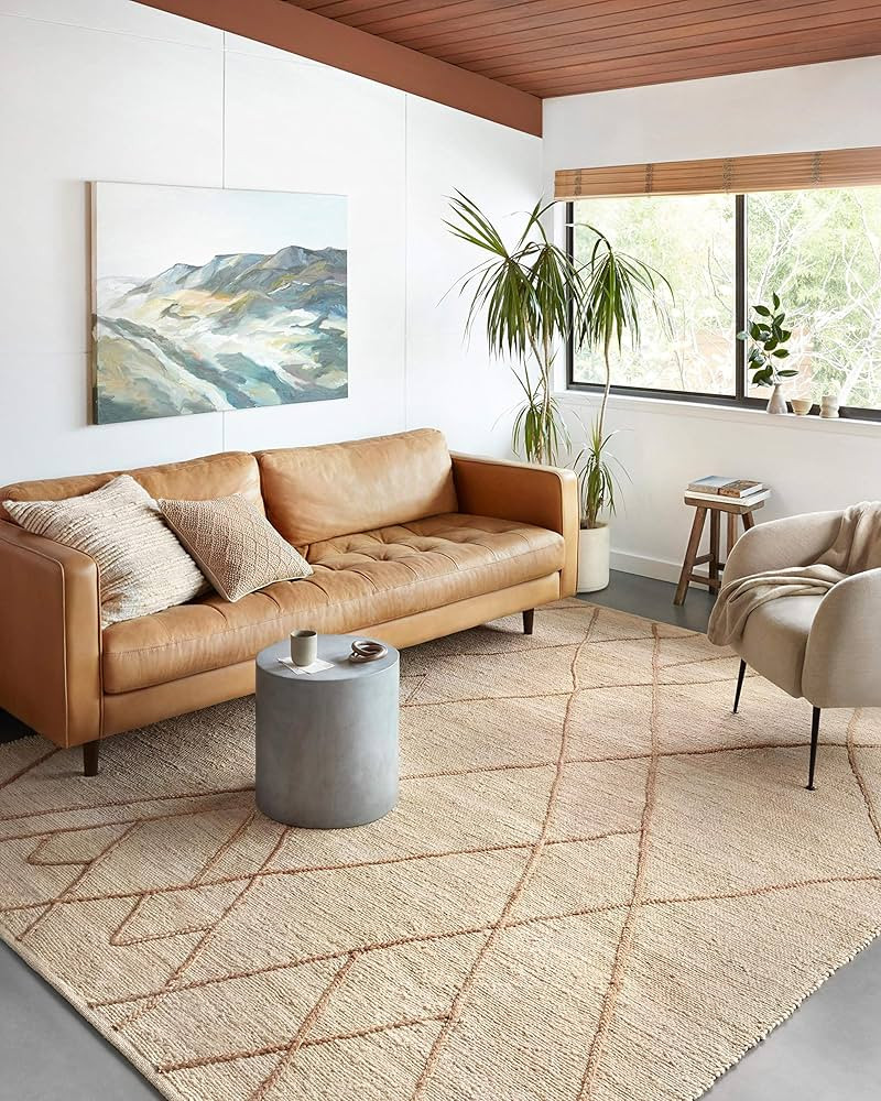 Loloi II Bodhi Collection BOD-01 Ivory/Natural 9'-3" x 13' Area Rug | Amazon (US)