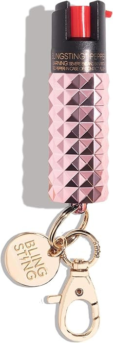 BLINGSTING Pepper Spray for Women - Maximum Strength OC Self Defense Spray - 12 ft Range - UV Mar... | Amazon (US)