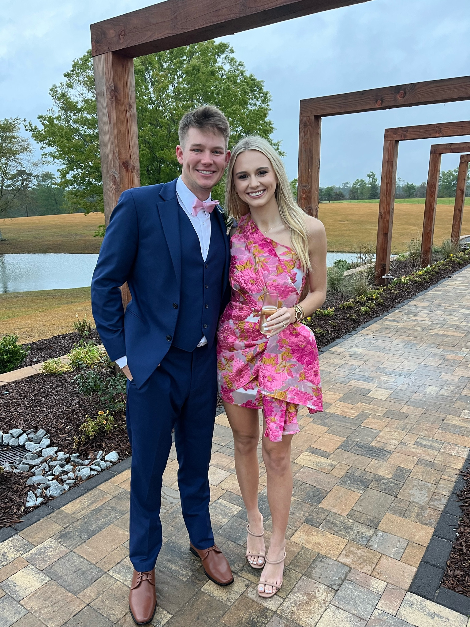 The perfect spring dress for any wedding event! Wedding guest dress, rehearsal dinner, pink dress, formal pink dress 

#LTKwedding #LTKSeasonal #LTKunder100