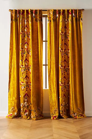 Fiori Curtain | Anthropologie (US)