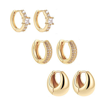Dainty Huggie Hoop Earrings -3 Pairs | Macy's