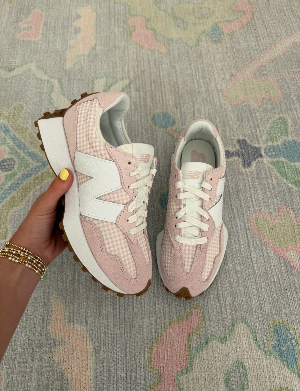 Obsessed with these shoes! They add a pop of color to any outfit and the gingham detail is perfect!

Pink Sneaker, Summer Shoes

#LTKootd #LTKSeasonal
