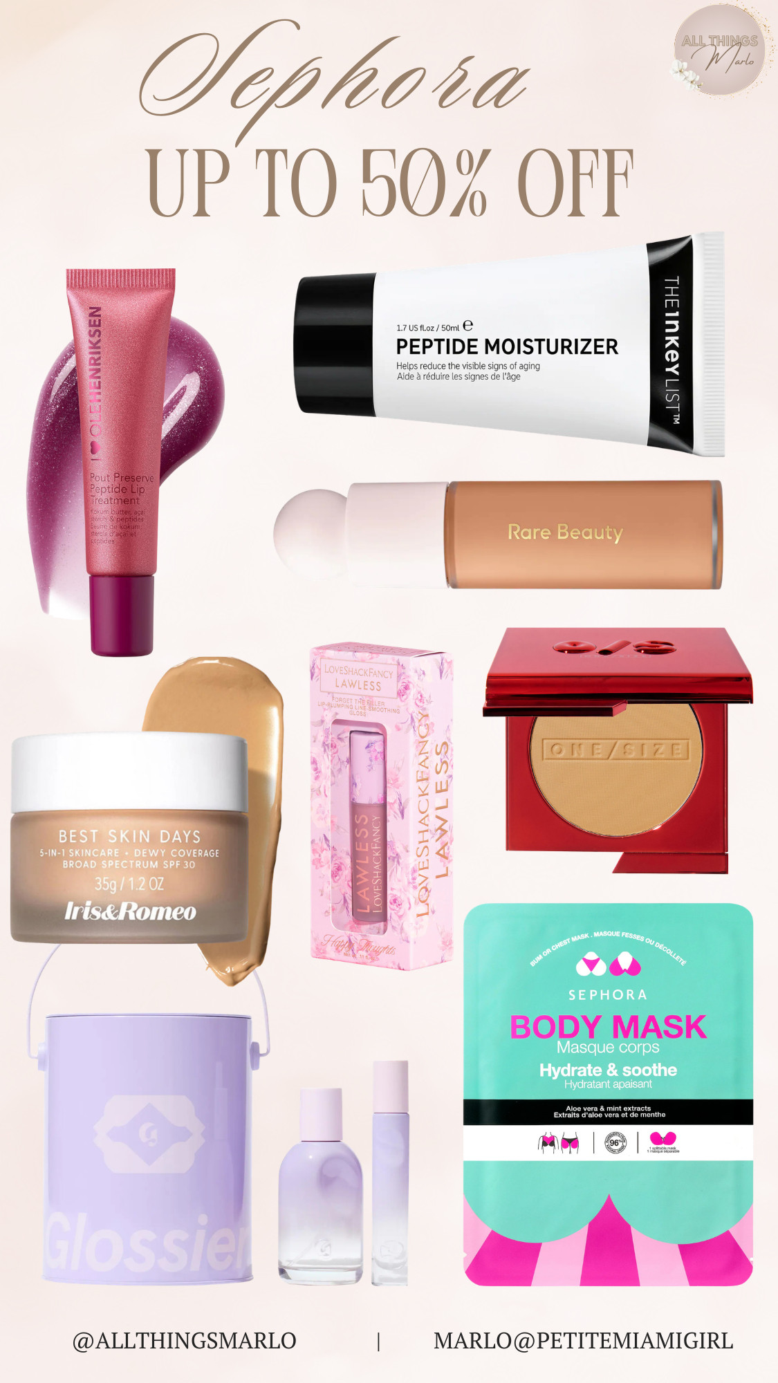 Sephora up to 50% off 

 #LTKValentine #LTKselfcare #LTKBeauty