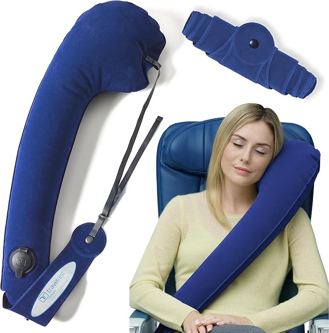TRAVELREST Ultimate Travel Pillow & Body Pillow - Headrest, Auto, Bus, Train, Office Napping, Cam... | Amazon (US)
