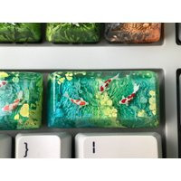 Keycap Koi Fish, Artisan Keycap, Backspace Keycap Profile Cherry & Oem, Custom Keycaps For Mx Mechanical Keyboard, Gift For Her | Etsy (US)