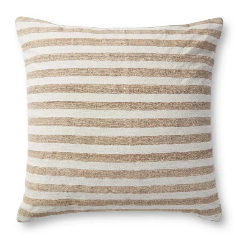 Magnolia Home By Joanna Gaines X Loloi Mira Natural / Ivory Pillow | Wayfair North America