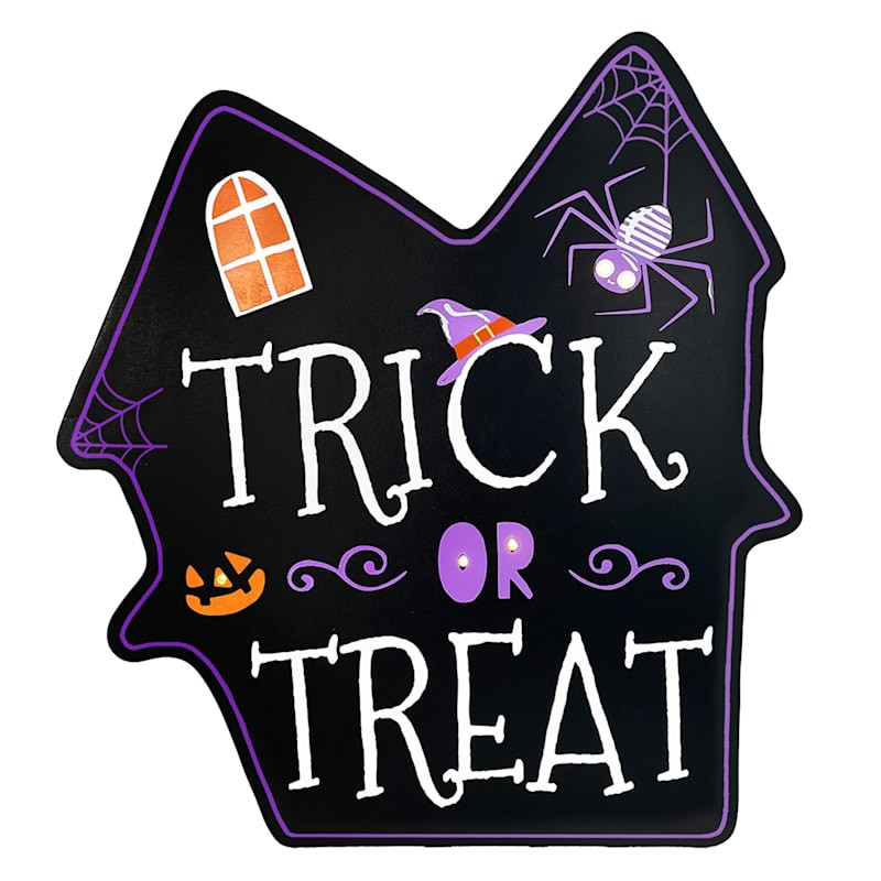 Tricky Treats Haunted House Porch Leaner, 23" | At Home