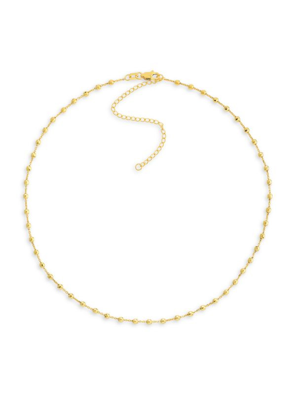 14K Yellow Gold Choker Necklace/16” | Saks Fifth Avenue OFF 5TH