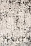 Loloi II ALC-04 Alchemy Collection Distressed Modern Abstract Area Rugs Silver/Grey 2'-8" x 7'-6" Ru | Amazon (US)